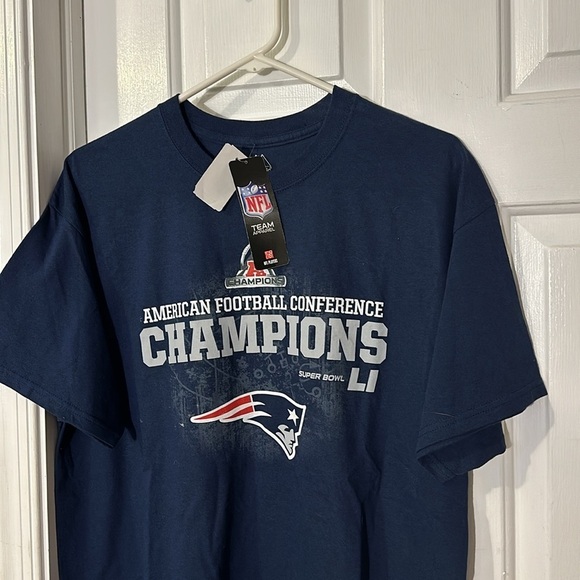 NWT Majestic American Football Conference New England Patriots Champion T-Shirt - Picture 3 of 10
